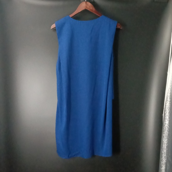 3.1 Phillip Lim Silk Royal Blue Sleeveless Mini Dress - Picture 6 of 9